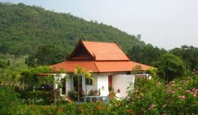 Charming Thai Style Villa Amidst Serene Mountain Scenery