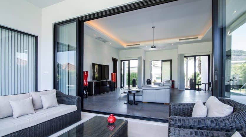 Minimalistic Design Hua Hin Villa In Baan Ing Phu For Sale