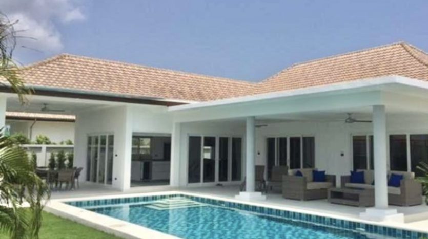 European Style 3 Bed Luxury Pool Villa For Sale Mali Residence Hua Hin 