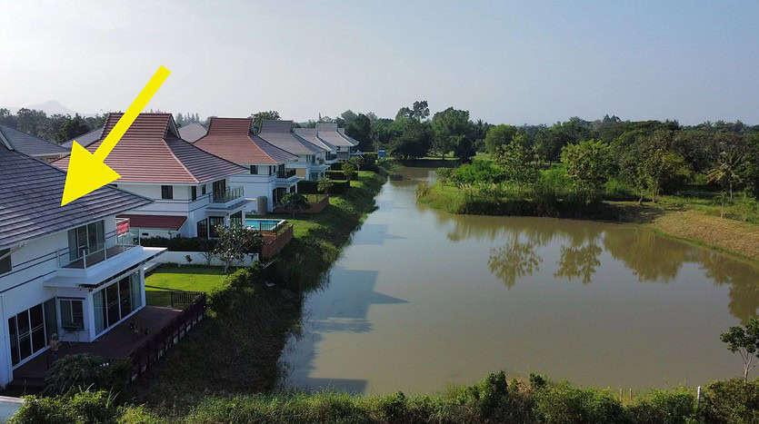 Premier Lakefront Villa For Sale in Hua Hin With Exclusive Waterfront & Garden