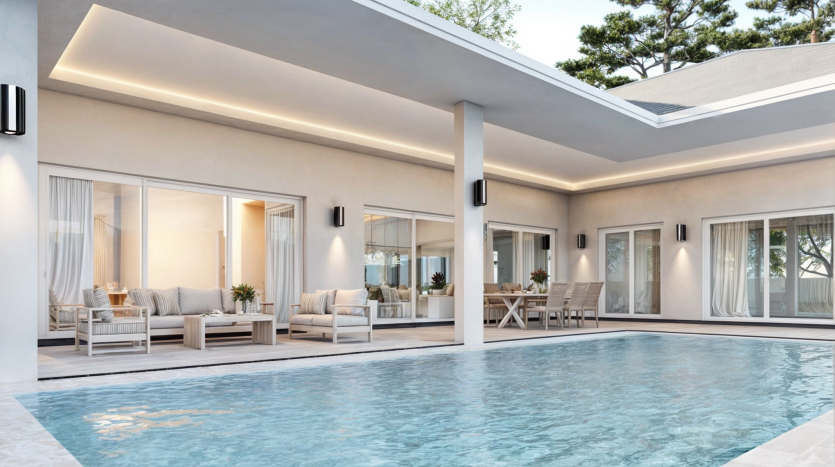 Modern Luxury Pool Villas For Sale in Tavisa Hua Hin Real Estate Project