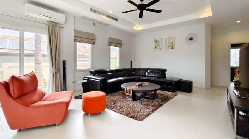 Ready to Move-in Luxury Pool Villa Near Golf Course for Sale In Hua Hin