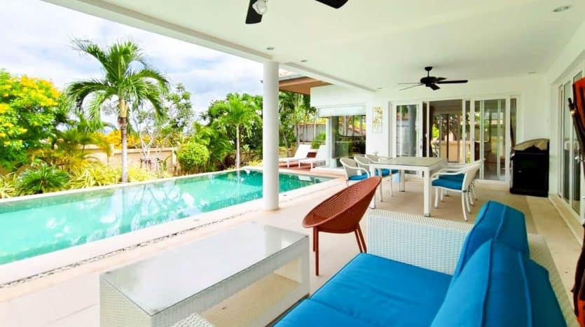 Ready to Move-in Luxury Pool Villa Near Golf Course for Sale In Hua Hin