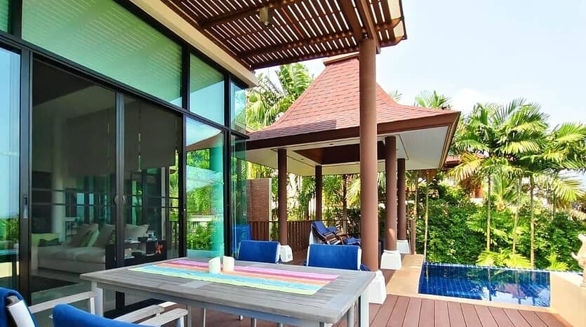 Fully Furnished Balinese Pool Villa with Sea View for Sale Hua Hin